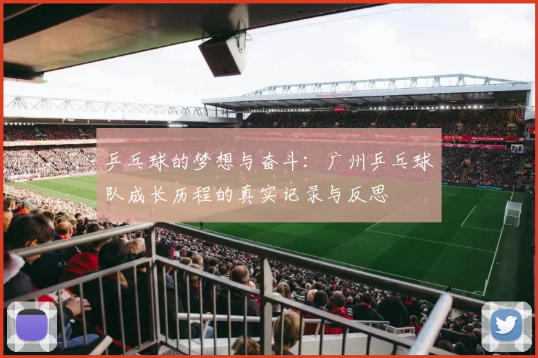 乒乓球的梦想与奋斗：广州乒乓球队成长历程的真实记录与反思