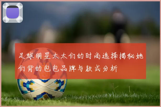 足球明星太太们的时尚选择揭秘她们背的包包品牌与款式分析