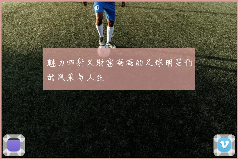 魅力四射又财富满满的足球明星们的风采与人生